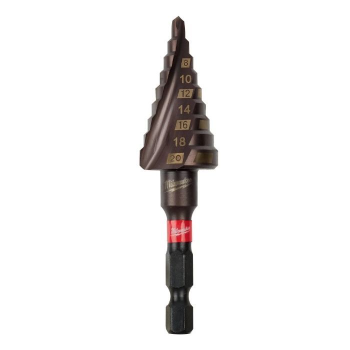 Сверло Milwaukee ступенчатое SHOCKWAVE Impact Duty, 4-20мм с шагом 2мм (48899263)