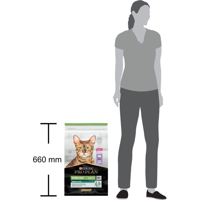 Сухий корм для кішок Purina Pro Plan Sterilised Adult 1+ Renal Plus Для дорослих стерилізованих З індичкою 10 кг (7613033566547) зображення 6