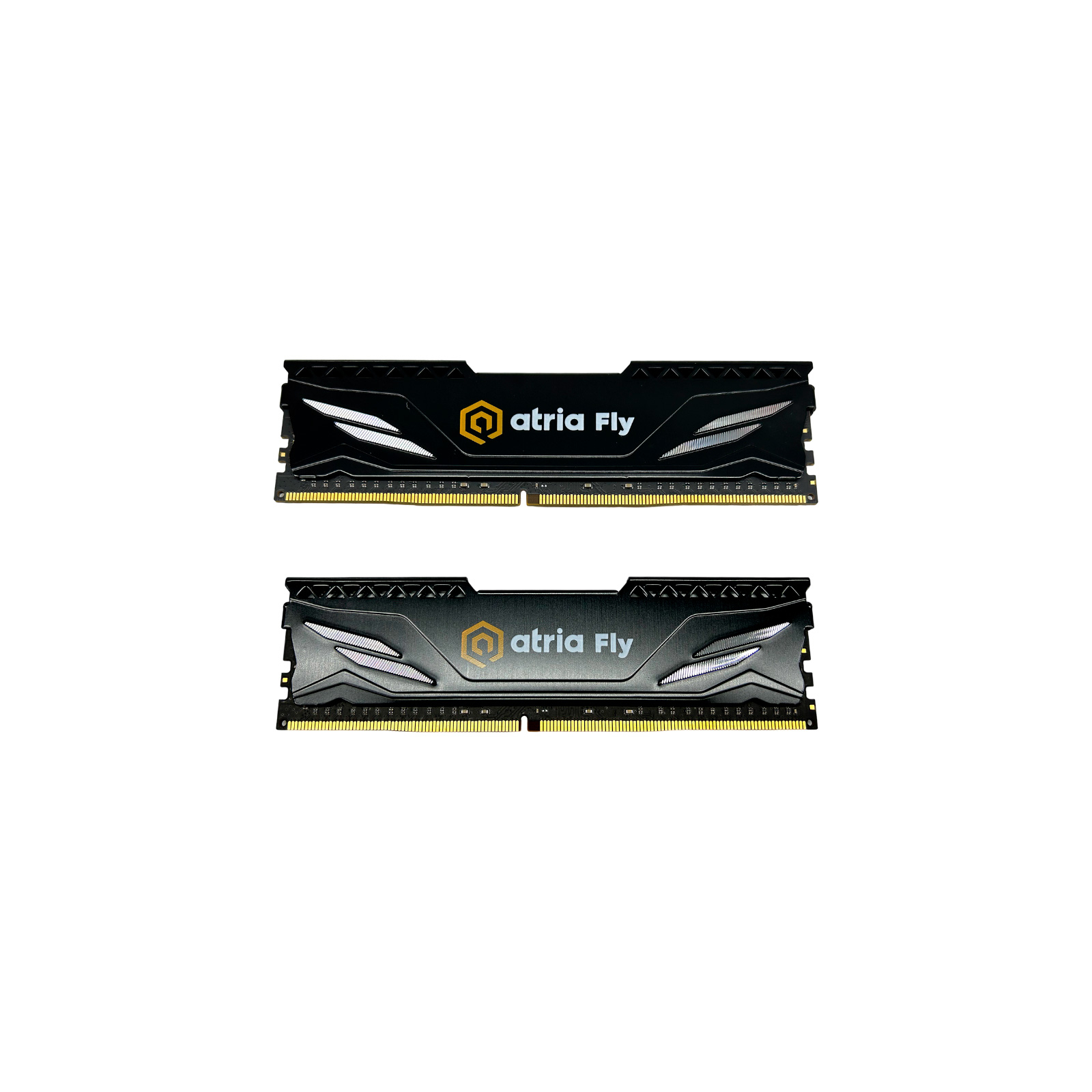 Модуль пам'яті для комп'ютера DDR4 16GB (2x8GB) 3200 MHz Fly Black ATRIA (UAT43200CL18BK2/16)