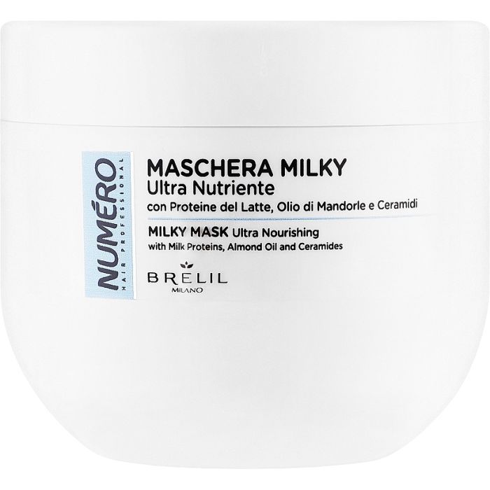 Маска для волос Brelil Numero Milky Hair Mask Ультрапитательная 400 мл (8011935088058)