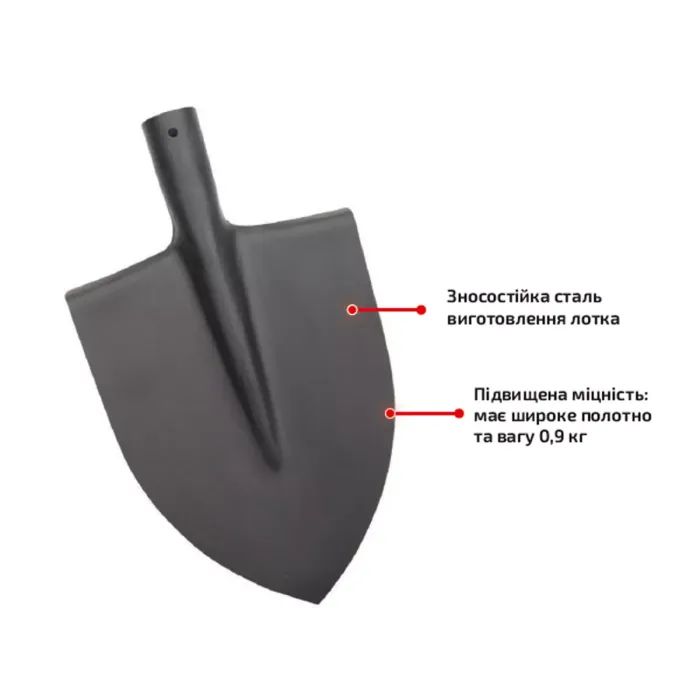 Лопата Werk штикова WS-003 (126153) изображение 2