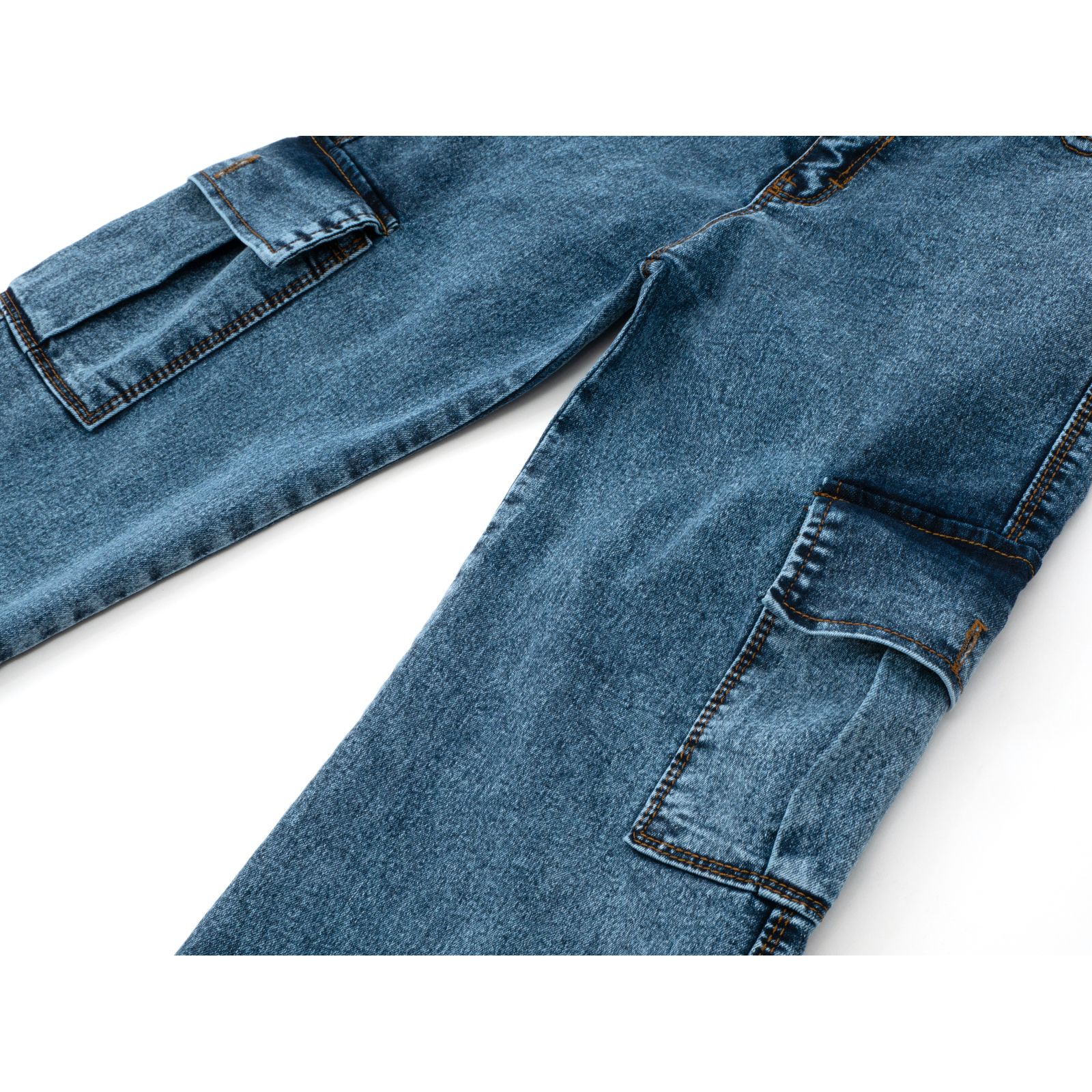 Джинсы Sercino с карманами (59654-164G-blue) изображение 4