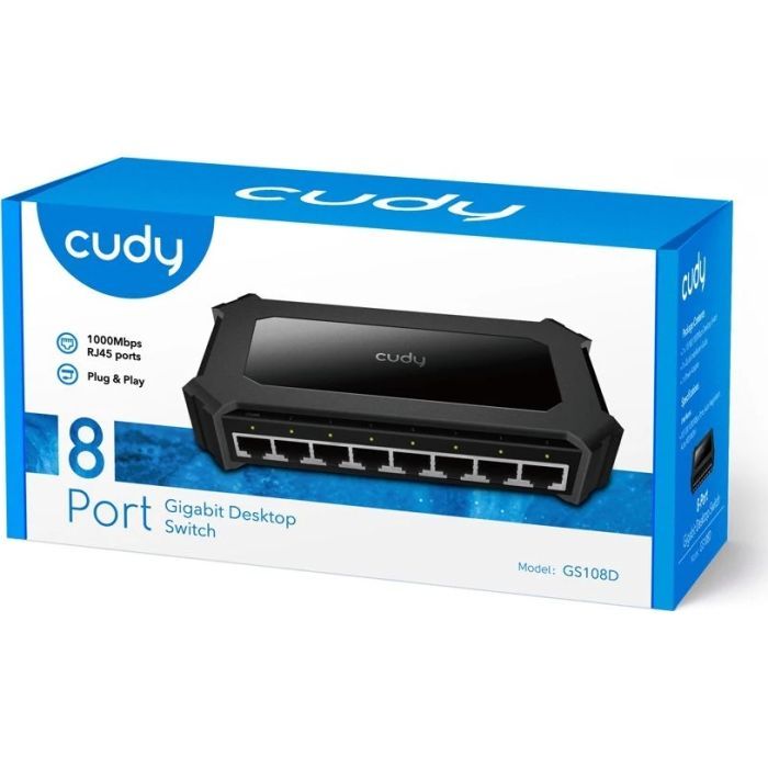 Комутатор мережевий Cudy GS108D зображення 7
