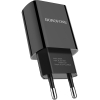 Зарядное устройство BOROFONE BA20A Sharp single port charger set (Micro) Black (BA20AMB) изображение 4