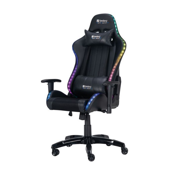 Кресло игровое Sandberg Commander RGB Black (640-94)