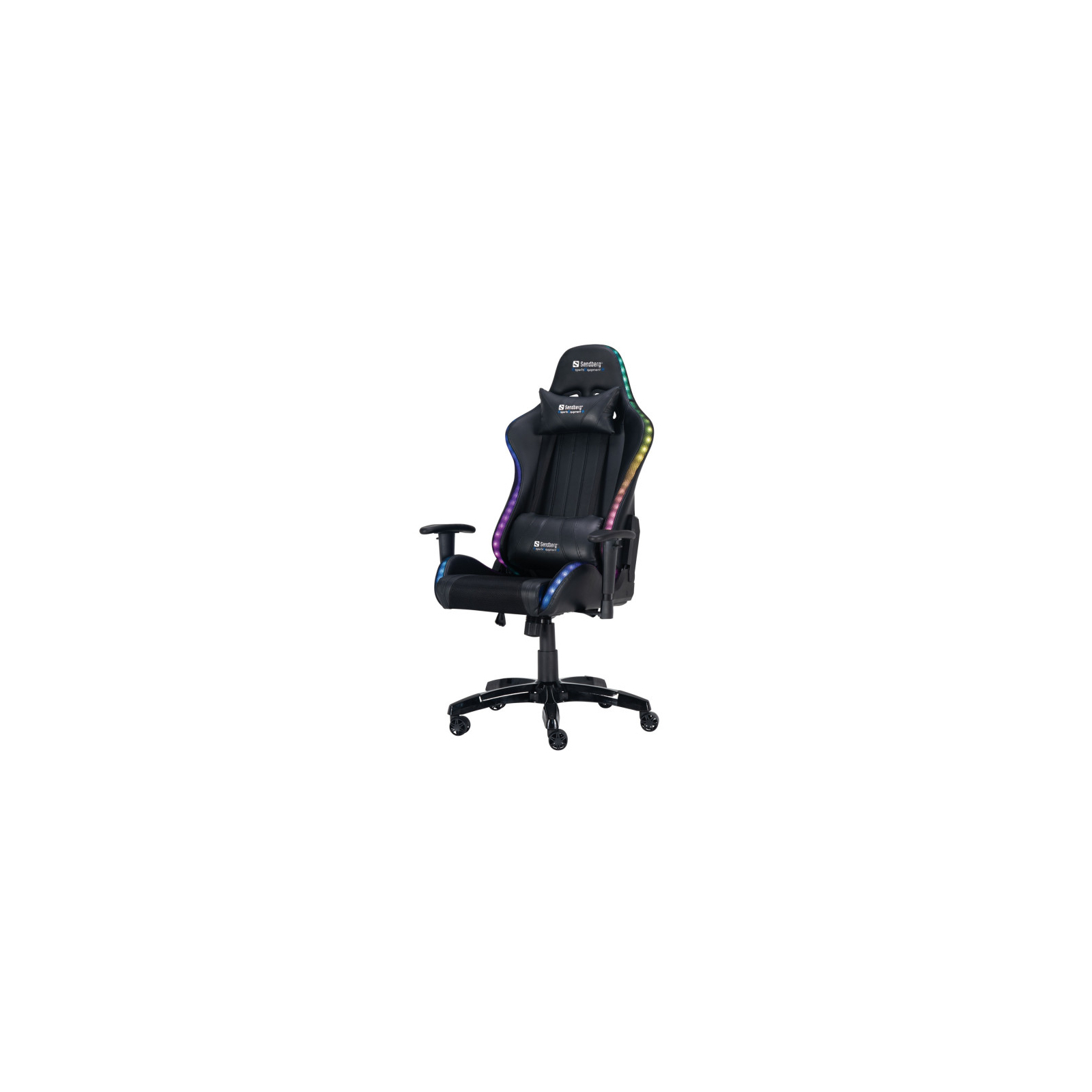 Крісло ігрове Sandberg Commander RGB Black (640-94)