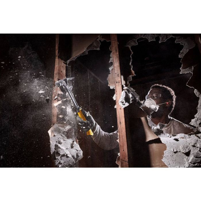Молоток DeWALT DEM-CLAW демонтажный, цельнометаллический, 624 г, с прямым гвоздодером (DWHT51008-0) изображение 6