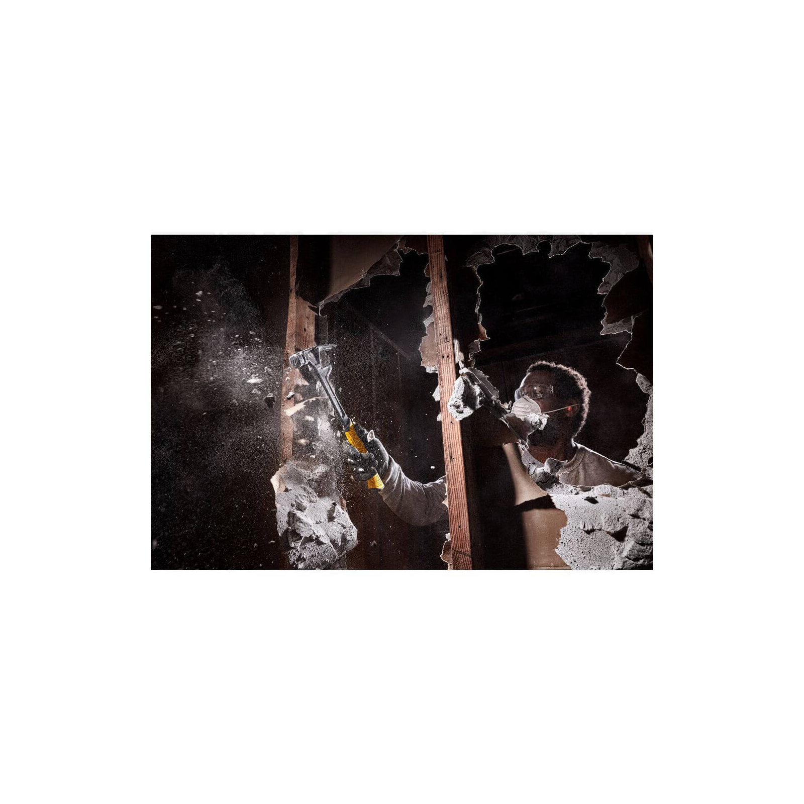 Молоток DeWALT DEM-CLAW демонтажный, цельнометаллический, 624 г, с прямым гвоздодером (DWHT51008-0) изображение 6
