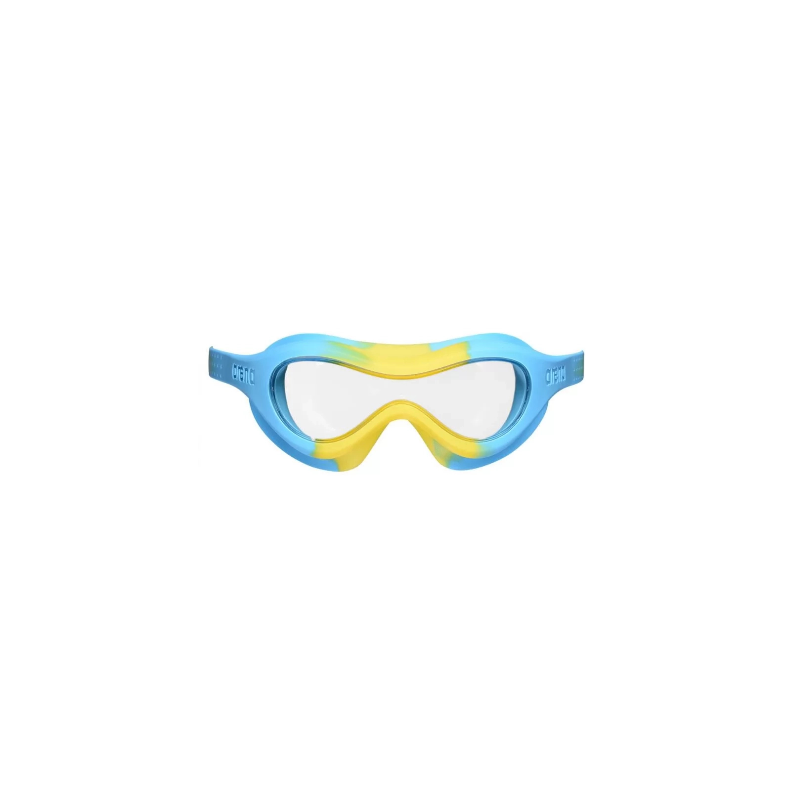 Окуляри для плавання Arena Spider Kids Mask блакитний, жовтий 004287-102 (3468336662465) зображення 2