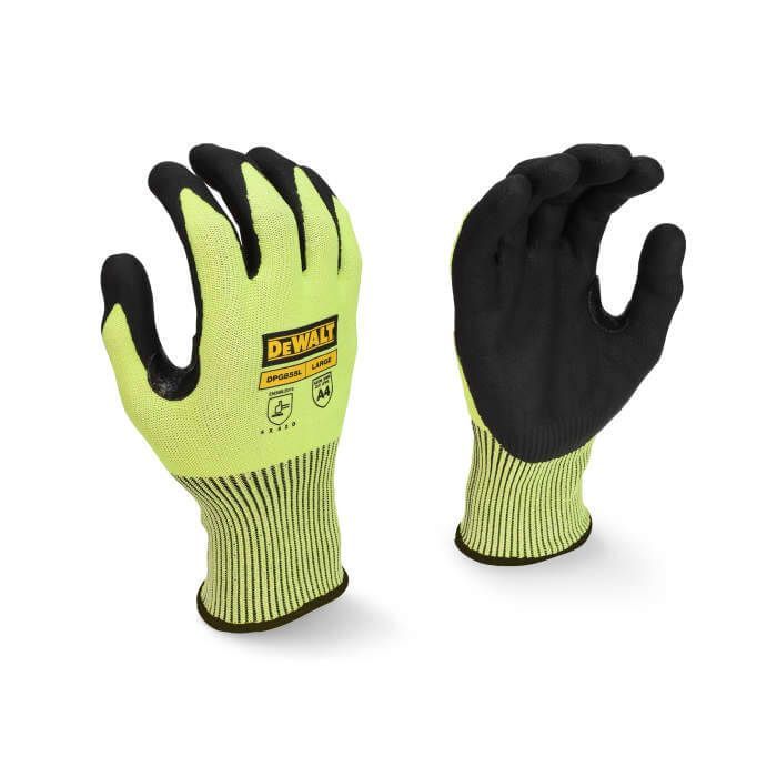Защитные перчатки DeWALT с высокой стойкостью к порезам (DPG855L)
