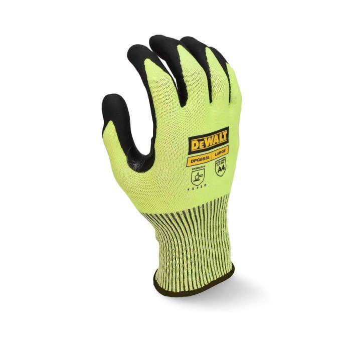 Защитные перчатки DeWALT с высокой стойкостью к порезам (DPG855L) изображение 5