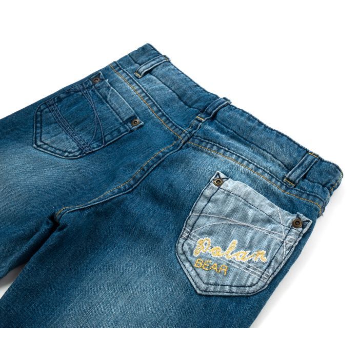 Джинсы детские Aziz с трикотажной подкладкой (12626-98-blue) изображение 5