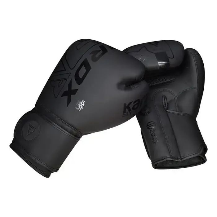 Боксерские перчатки RDX F6 Kara Matte Black 14 унцій (BGR-F6MB-14OZ) изображение 4
