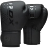 Боксерские перчатки RDX F6 Kara Matte Black 14 унцій (BGR-F6MB-14OZ)