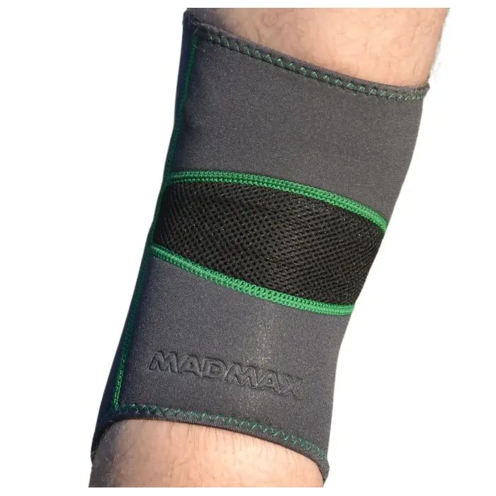 Фиксатор колена MadMax Zahoprene Knee Support Dark Grey/Green S (MFA-294_S) изображение 2