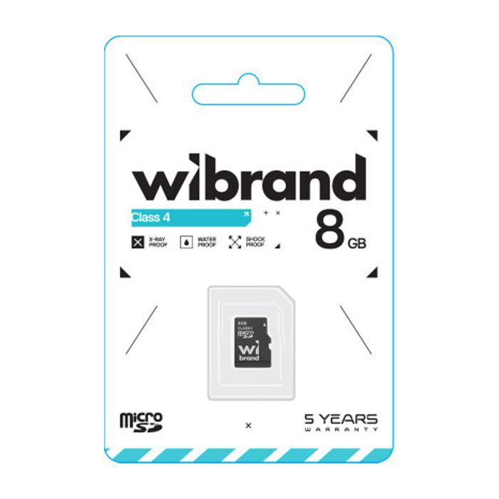 Карта пам'яті Wibrand 4GB mictoSD class 4 (WICDC4/4GB) зображення 2