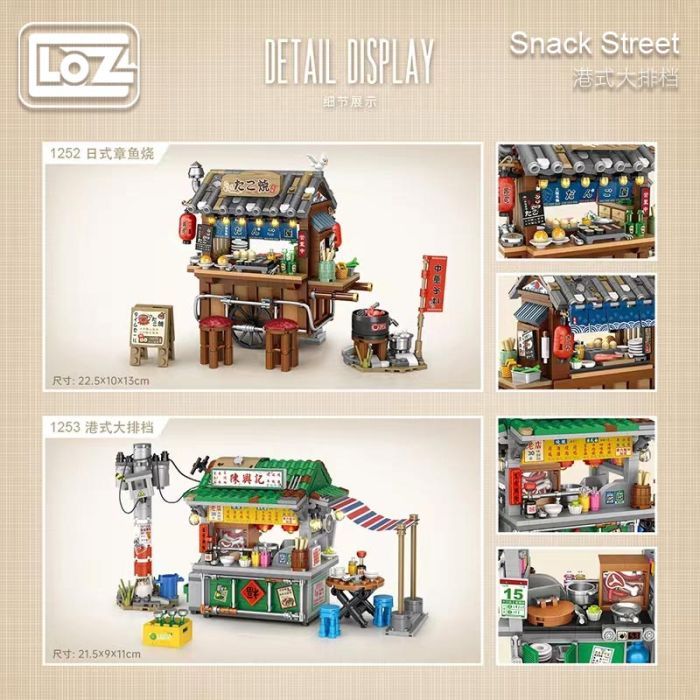 Конструктор LOZ mini Киоск с продуктами (1253) изображение 2