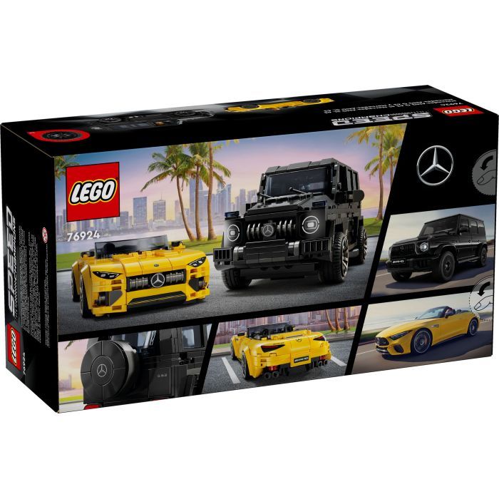 Конструктор LEGO Speed Champions Mercedes-AMG G 63 і Mercedes-AMG SL 63 (76924) зображення 9