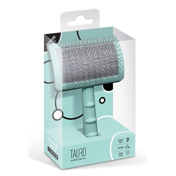 Гребінець для тварин Tauro Pro Line plastic 20 мм mint (TPLY63480) зображення 5