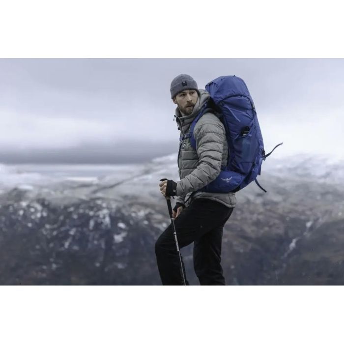Рюкзак туристический Osprey Rook 65 dark charcoal/silver lining O/S (009.3519) изображение 5