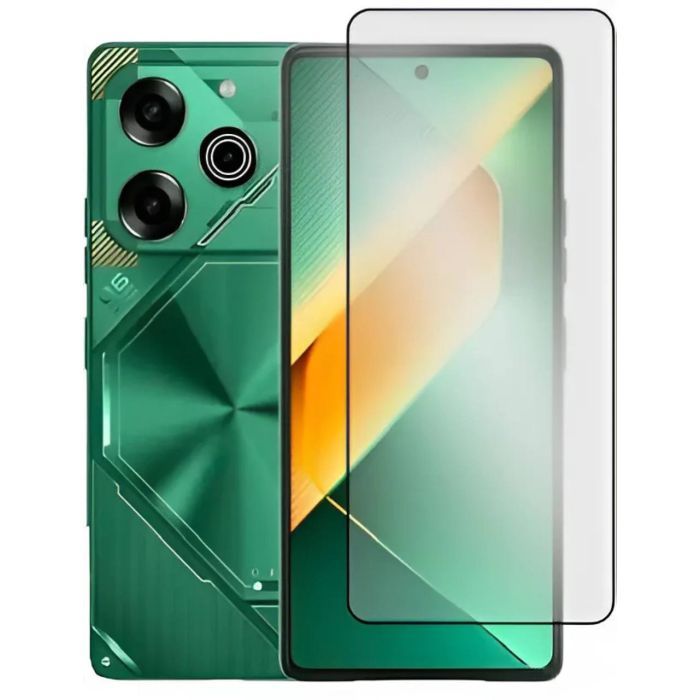 Стекло защитное BeCover Tecno POVA 6 Neo (LI6) 6.78" Black (711581) изображение 2