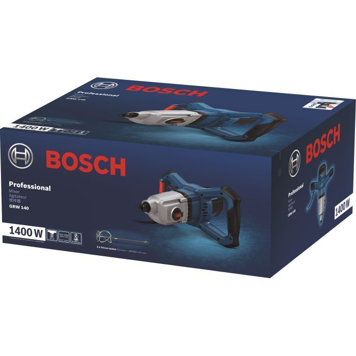 Міксер будівельний Bosch GRW 140, 1400Вт, 480-750об/хв, М14, 4.2кг (0.601.1C4.020) зображення 10