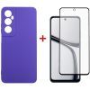 Чехол для мобильного телефона Dengos Realme C65 + Glass Purple (DG-KM-95)