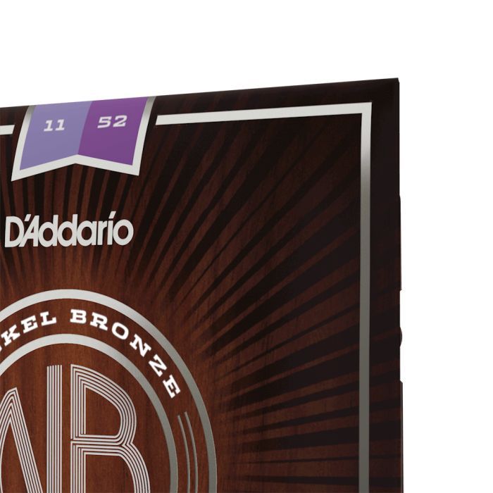 Струны для гитары D'Addario Nickel Bronze Custom Light (11-52) (NB1152) изображение 3