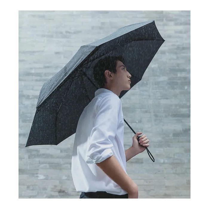 Зонт Xiaomi RunMi Super Portable Automatic Umbrella Black (6941413204217) изображение 4