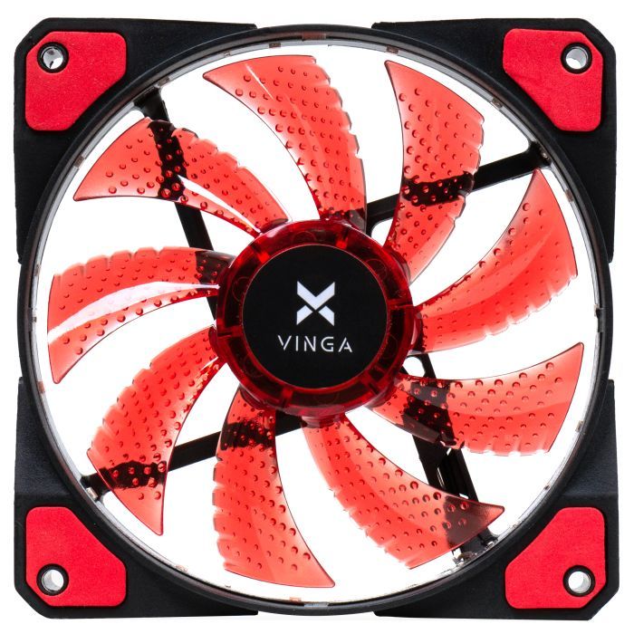 Кулер до корпусу Vinga 12025-15-R1 зображення 2