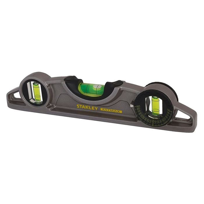 Уровень Stanley FatMax XL TORPEDO, алюминиевый, 250мм, 3 капсулы, магнитный. (0-43-609)