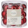 Ялинкова іграшка House Of Seasons Скляні кульки 24 шт D2.5 см Червоні (8718861800067)