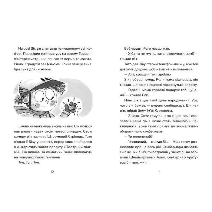 Книга Зік - погодний ґік. Порятунок ящірки від хуртовини - Джоан Аксельрод-Контрада, Енн Маласпіна Видавництво Старого Лева (9789664483510) изображение 4