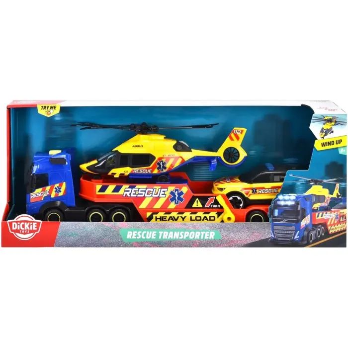Ігровий набір Dickie Toys Транспортер рятувальних служб зі звук. та світл. ефектами (3717005) зображення 7