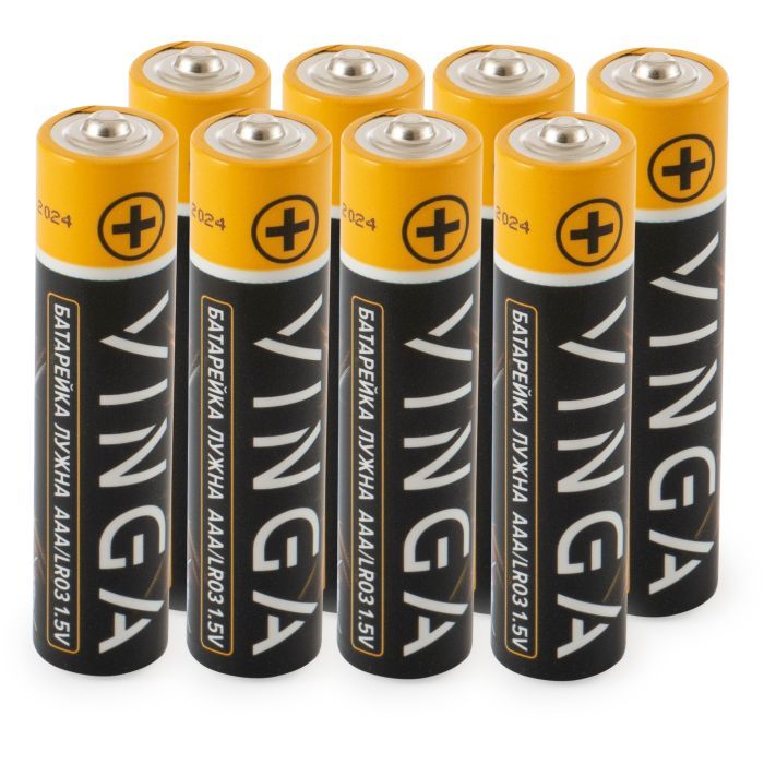 Батарейка AAA LR03 Alkaline 2pcs Blister Vinga (VJABAAA2) изображение 2