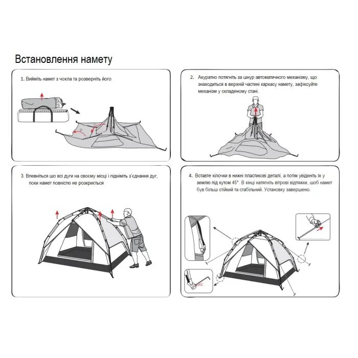 Палатка Tramp Swift 3 (v2) Green (UTRT-098) изображение 4