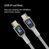 Дата кабель USB-C to USB-C 2.0m 60W White Belkin (CAB004BT2MWH) изображение 12