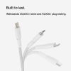 Дата кабель USB-C to USB-C 2.0m 60W White Belkin (CAB004BT2MWH) изображение 8