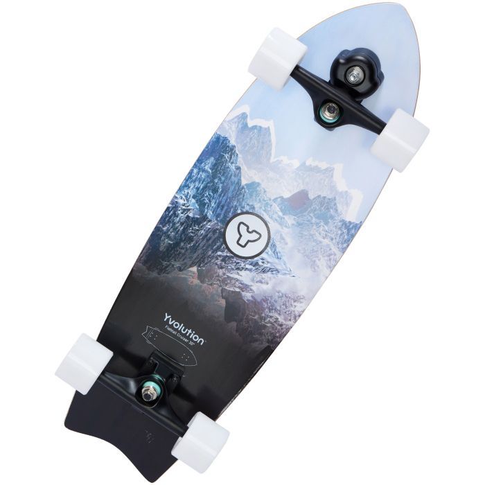 Скейтборд детский Yvolution Fishtail Cruiser 76 см, синий (YS48B2) изображение 7