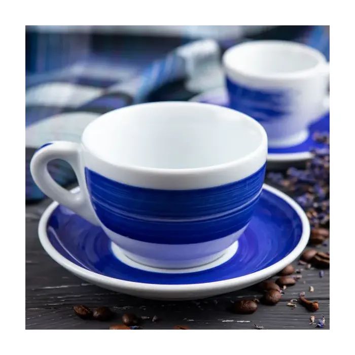 Чашка Ancap cappuccino large 260 мл, серія Verona Millecolori Black (35132) зображення 4