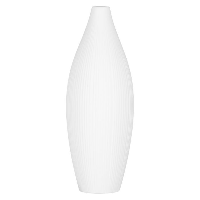 Ваза Ardesto Siena, 7х23см, порцеляна, сірий (AR3806B)