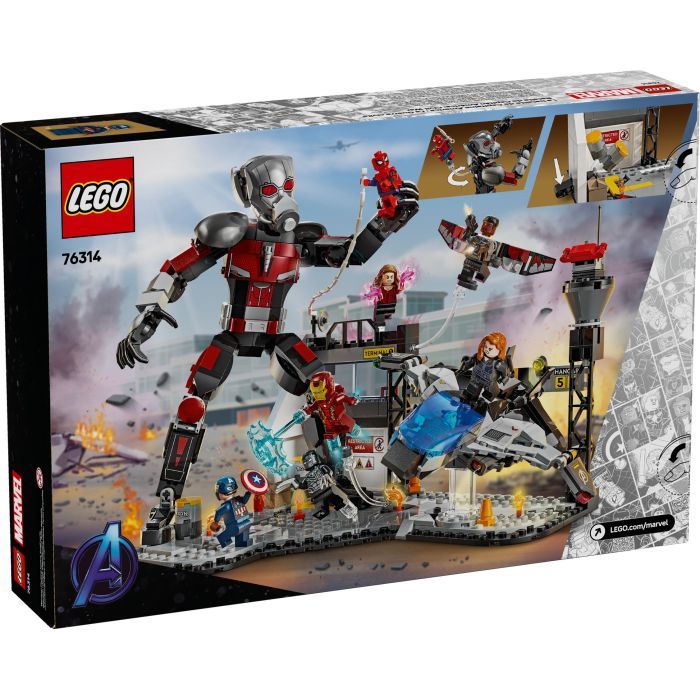 Конструктор LEGO Super Heroes Первый мститель: Противостояние Приключенческая битва (76314) изображение 7