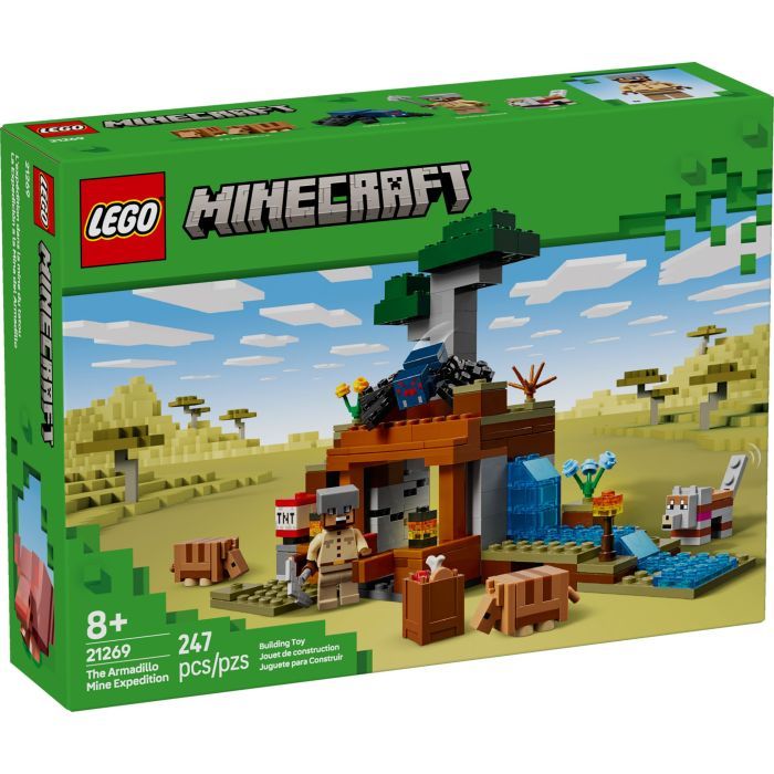 Конструктор LEGO Minecraft Шахтная экспедиция Броненосец (21269)
