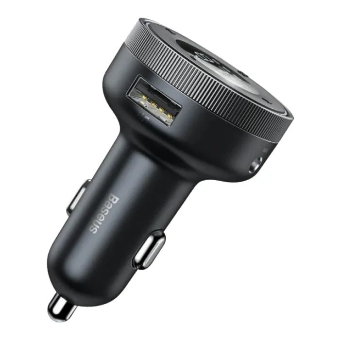 FM модулятор Baseus Baseus Enjoy Car Wireless MP3 Charger Black (CCLH-01) изображение 3
