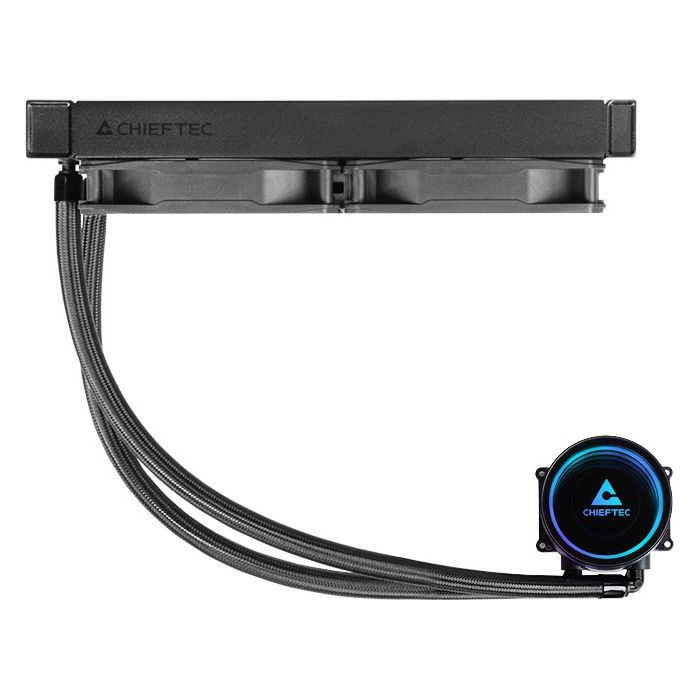 Система жидкостного охлаждения Chieftec Iceberg 240 DARK (CLC-240-BLK) изображение 2