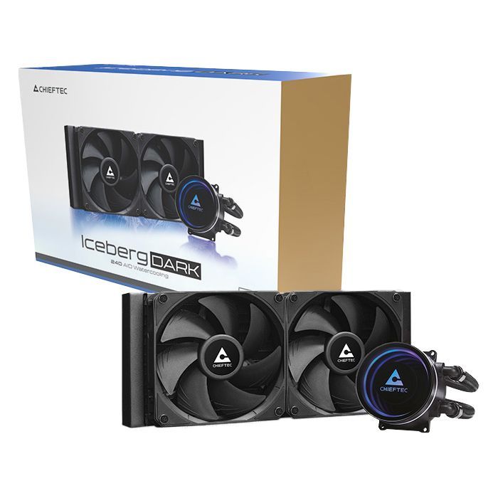 Система жидкостного охлаждения Chieftec Iceberg 240 DARK (CLC-240-BLK) изображение 7