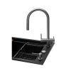 Мийка кухонна GRANADO Royal Estella black (+ подрібнювач Algar 1000 + змішувач Ferrol inox + дозвтор Redondo inox + ко (ksg0301) зображення 2