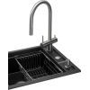 Мийка кухонна GRANADO Royal Estella black (+ подрібнювач Algar 1000 + змішувач Ferrol inox + дозвтор Redondo inox + ко (ksg0301) зображення 3