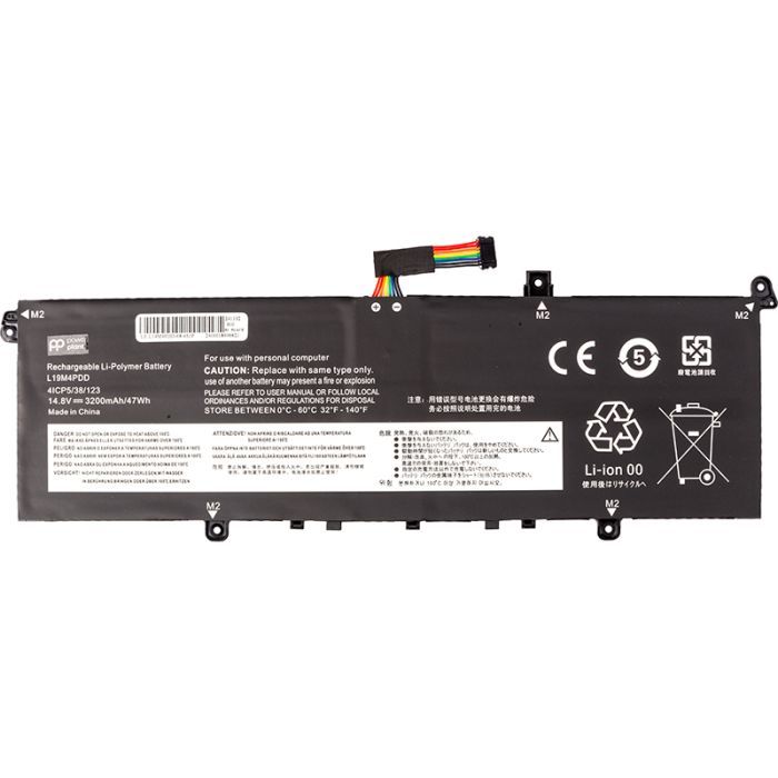 Аккумулятор для ноутбука LENOVO ThinkBook 13s ITL (L19M4PDD) 14.8V 3200mAh PowerPlant (NB482498)
