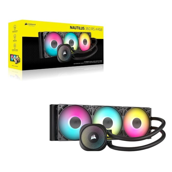 Система жидкостного охлаждения Corsair NAUTILUS 360 ARGB (CW-9060093-WW) изображение 11